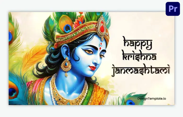 Happy Krishna Janmashtami Greetings 3D Slideshow